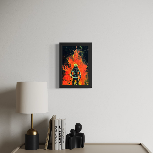 Feuerwehrprint DIN A4 "AGT im Feuer"